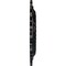 Ekena Millwork Orrington Ceiling Medallion (Fits Canopies up to 6 5/8"), 13 1/4"OD x 6 5/8"ID x 1 1/8"P, Jet Black CM13ORBLF - alternate 2